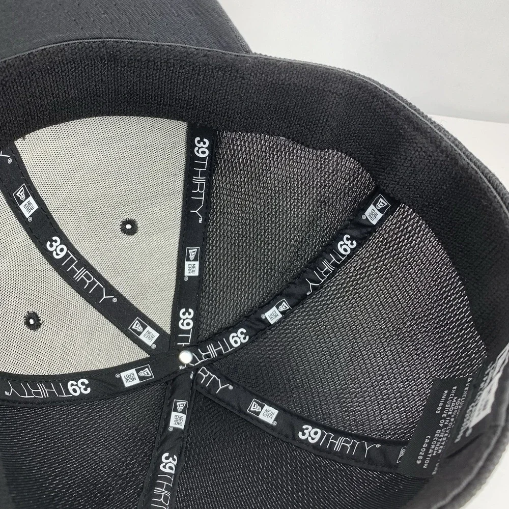 Kansas State Hat New Era 39THIRTY Large / XLarge Stretch Black Camo Baseball Cap